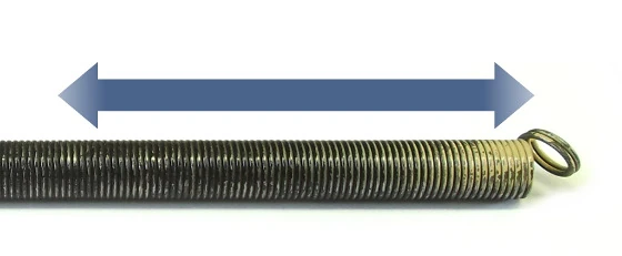 Method of measure of Siebau tension spring Method of measure of Siebau tension spring